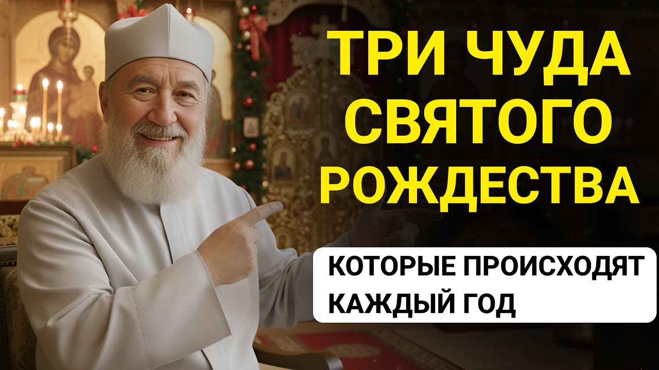 ТРИ РОЖДЕСТВЕНСКИХ ЧУДА 🎄 Которые происходят каждый год