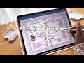 ASMR iPad Journal with me 🎧💗✏️ | Apple Pencil sounds | Digital Planner | Goodnotes 6