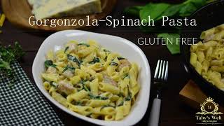 Gorgonzola Blue Cheese Spinach Pasta | Paste cu spanac si gorgonzola | GLUTEN FREE | Taby's Welt