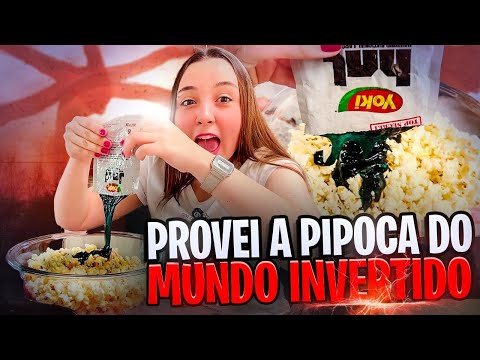 PROVEI a PIPOCA SECRETA da STRANGER THINGS 😱 Será que é boa mesmo?