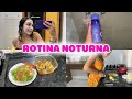 ROTINA DA NOITE CASADA AOS 21 ANOS | Fiz uma jantinha + skin care