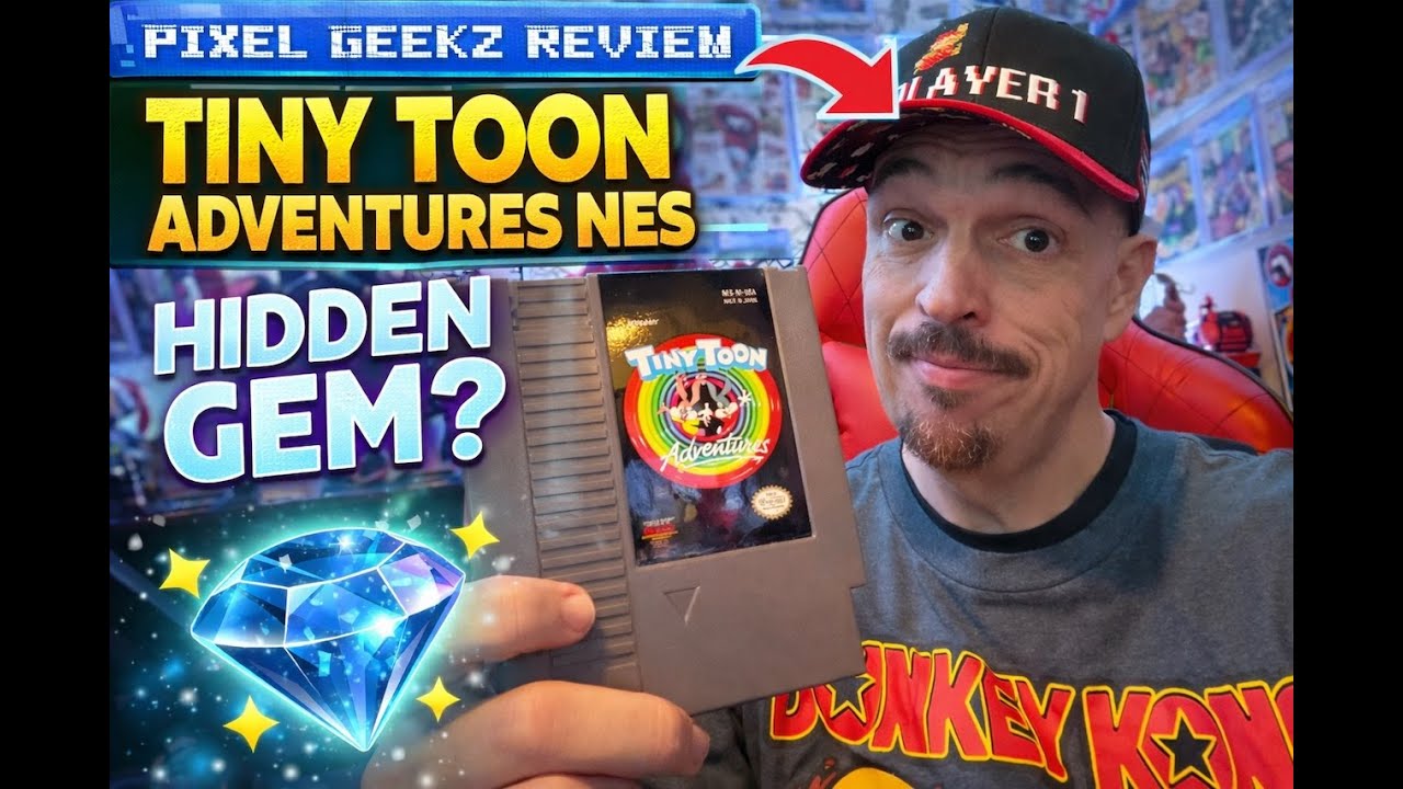 Обзор игры Tiny Toon Adventures для NES | Является ли эта классика от Konami скрытой жемчужиной?