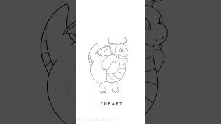 Bouncy Dragonite Animation Process