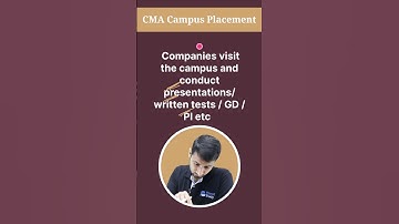 CMA Campus Placements se Related Full Information!🧐#shorts