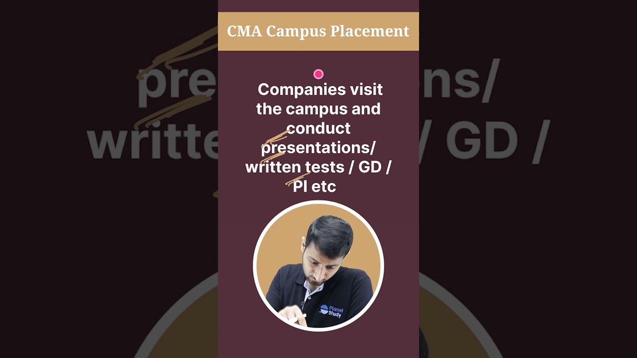 CMA Campus Placements se Related Full Information!🧐