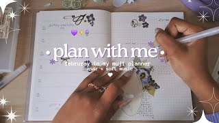 february plan with me ✨️ asmr & soft music screenshot 5