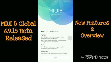 MIUI 8 Global 6.9.15 Beta Released - New Features, Overview & Everything you need to know!