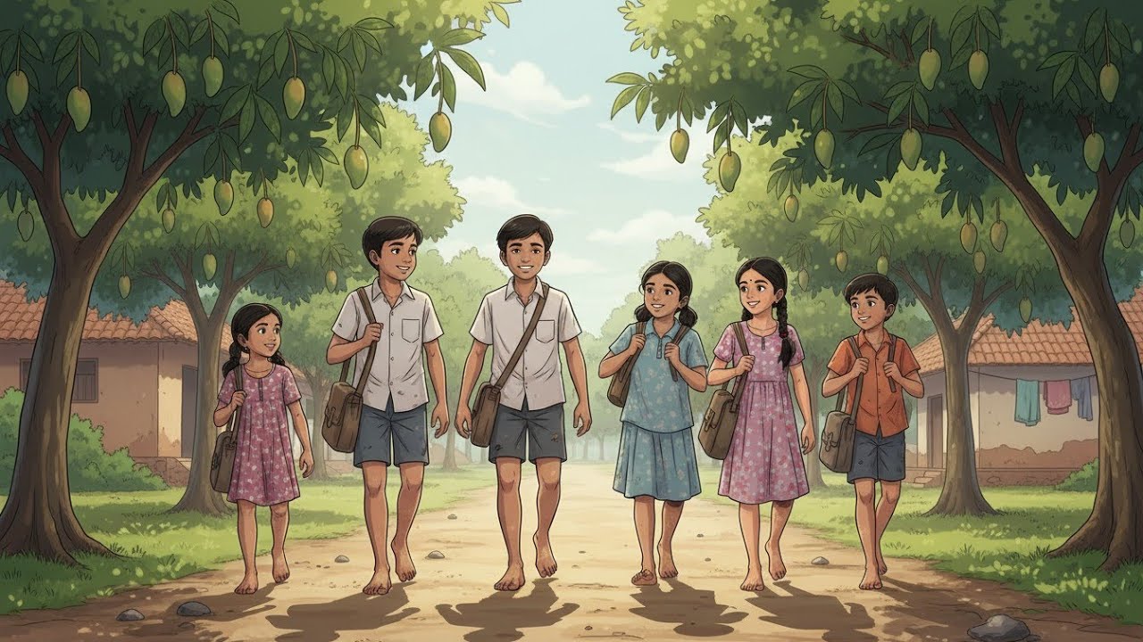 A peaceful morning village life routine with family and friends l ghibali style l#ghiblistyle 