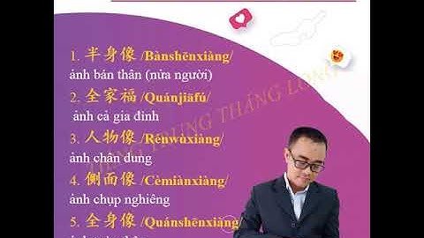 Chụp ảnh cưới tiếng trung là gì