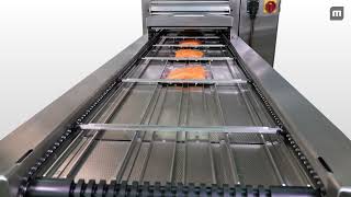 MULTIVAC T 305 Compact Traysealer Packaging Equipment - PaperBoard Sustainable Package - Salmon
