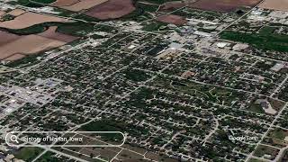 The history of Harlan, Iowa
