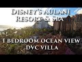 Disney's Aulani Resort & Spa One Bedroom Ocean View DVC Villa #aulani #dvcmember #dvc #hawaii