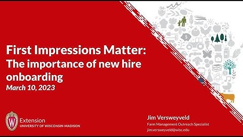 First Impressions Matter: The importance of new hire onboarding