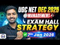 UGC NET Management Dec 2025 Exam Hall Strategy | What to Do in Exam Hall? Last Minute Tips