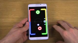Glow Hockey Samsung Galaxy Note 3 HD Gameplay Trailer screenshot 4