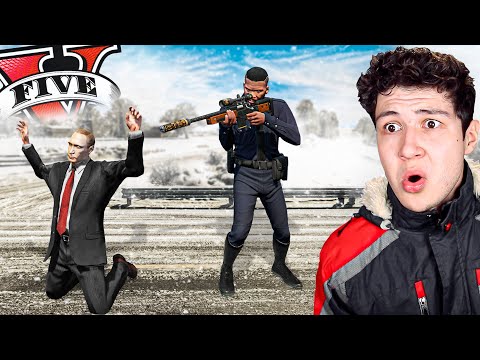 ¿Qué PASA si MATAS al PRESIDENTE de RUSIA en GTA 5? 🇷🇺🔫 (Mods)