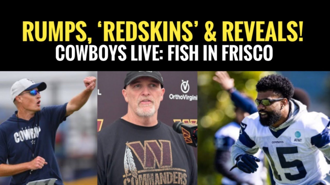 WATCH: #Dallas Fish LIVE: Rumps, Redskins and Reveals (today!) Inside The Star!