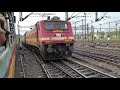 Perfect crossing trains indian railway in 4k ultra