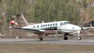 Beechcraft Super King Air 350 Engine Startup and Takeoff