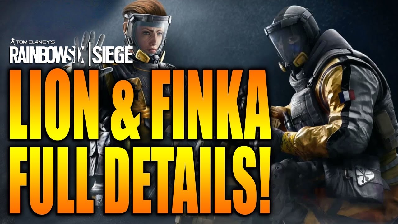 Rainbow Six Siege - In Depth: LION & FINKA FULL DETAILS! GAMEPLAY - YouTube