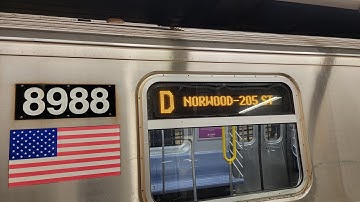 R160 D Train Announcements: Coney Island - Stillwell Ave - Norwood 205 St via West End Express