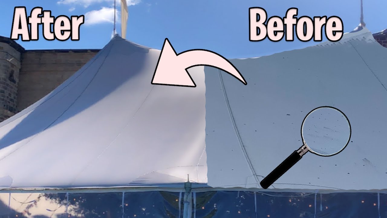 Marquee Cleaning. www.premiersoftwashing.com