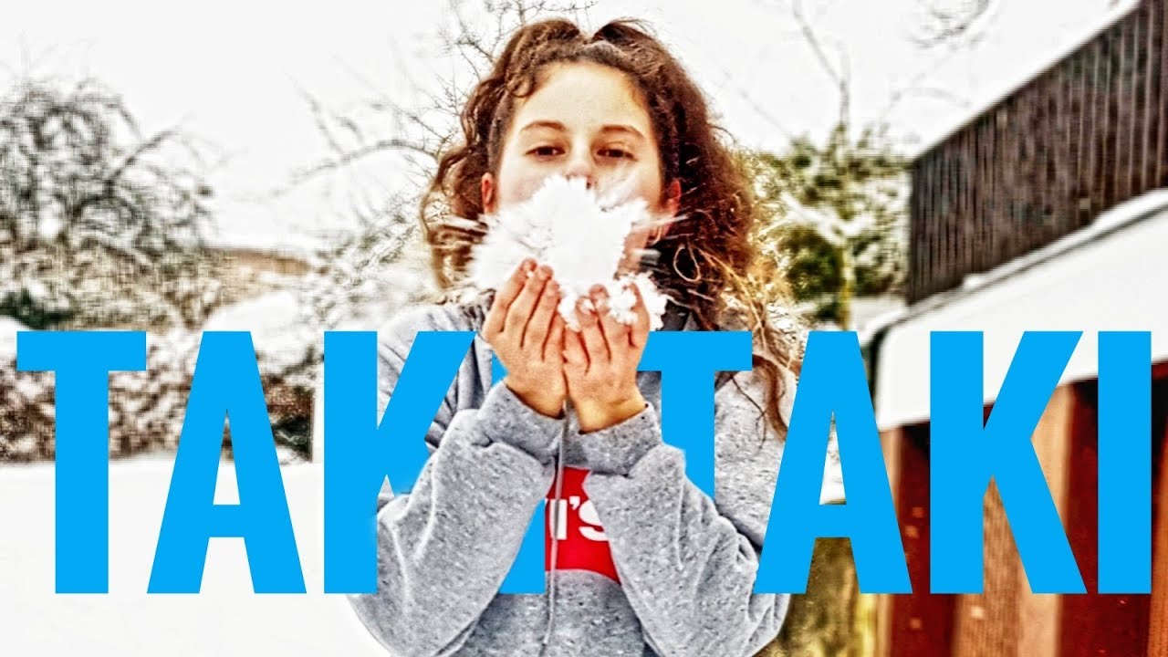 TAKI TAKI DANCE IN THE SNOW | @MattSteffanina Choreo