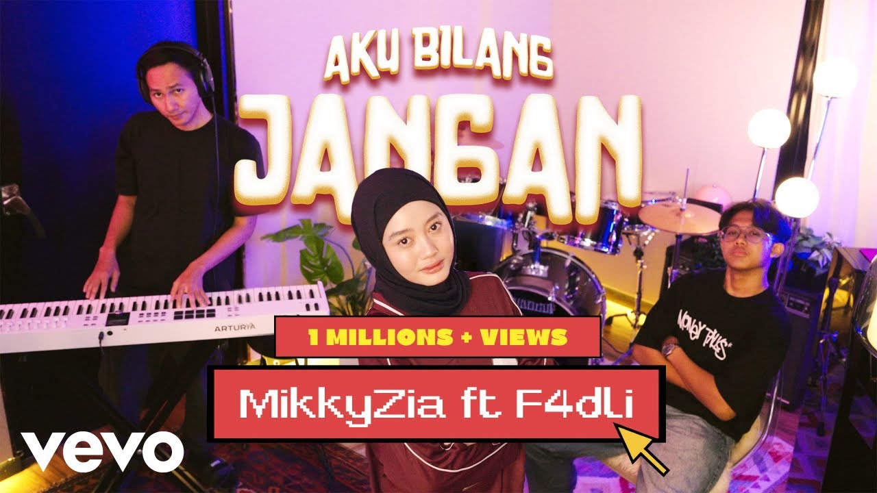 MikkyZia, F4dli - Aku Bilang Jangan (Official Lyric Video)