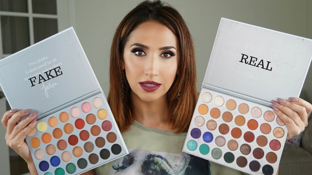 Палетка MORPHE X JACLYN HILL I Подделка против Оригинала
