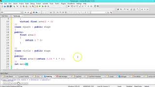 220 83 Abstract class and pure virtual function