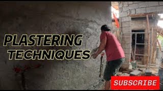 PARAAN NG PAGPALITADA (PLASTERING TECHNIQUES)