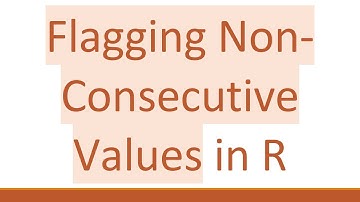 Flagging Non-Consecutive Values in R