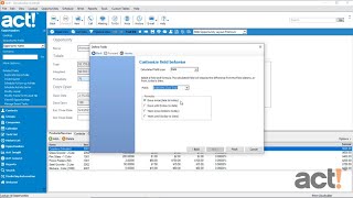 Act! Premium Desktop - Creating Database Fields