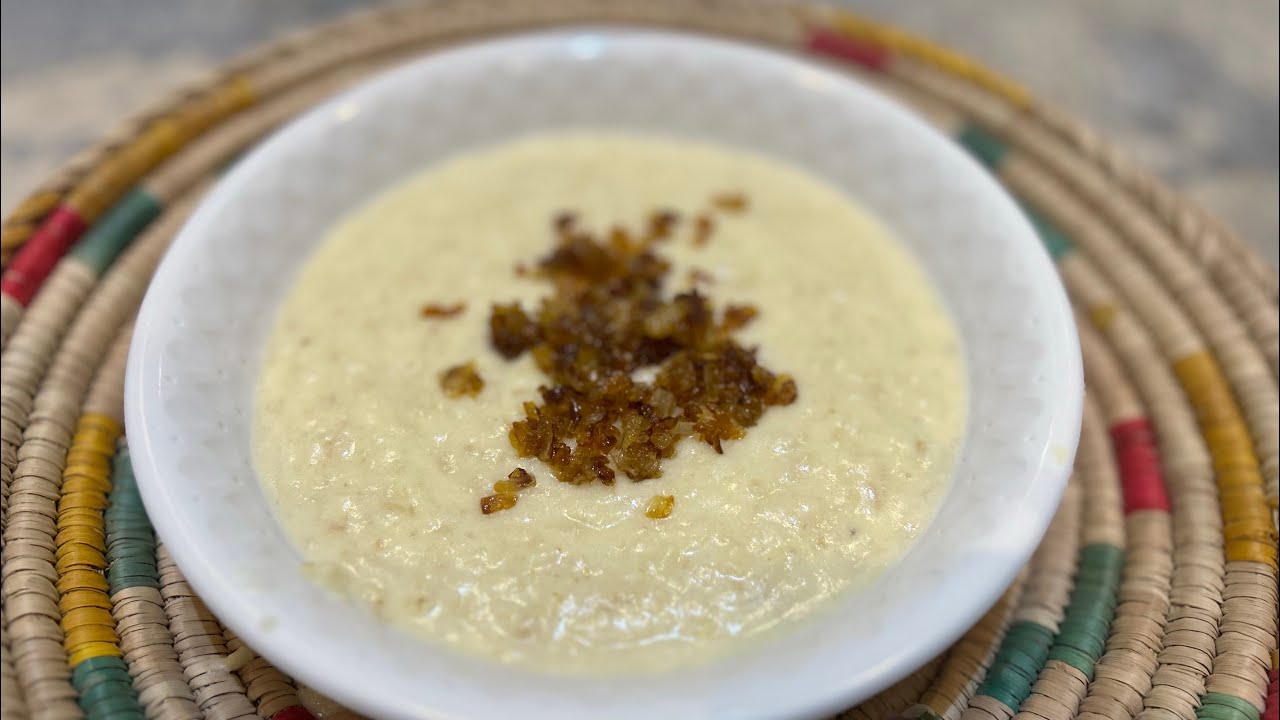 جريش الطيبين على طريقة امي الله يرحمها+ وكشنة لذيذه للجريش بمكونين بس بتعجبكم😋👌🏻