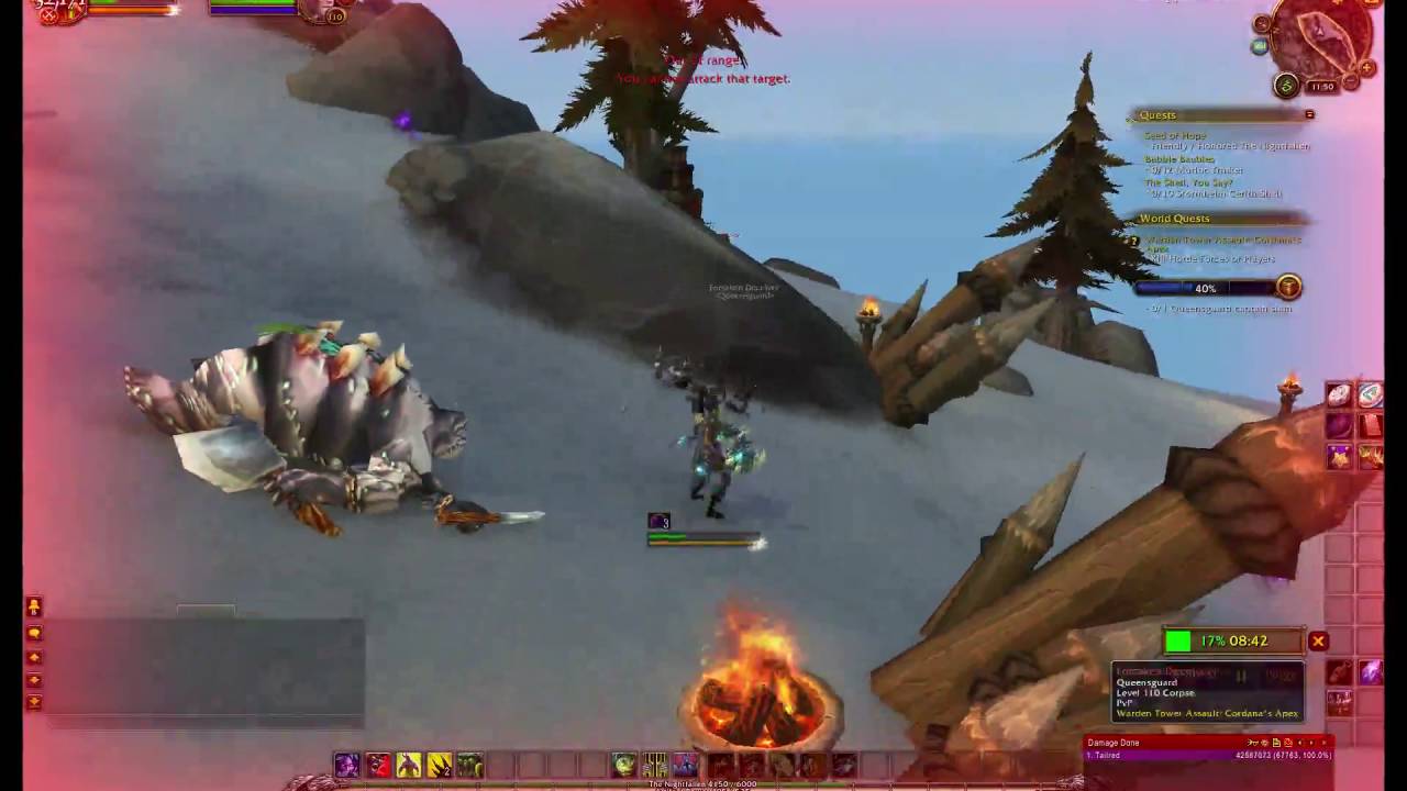 World of Warcraft Legion WQ and Nightfallen rep