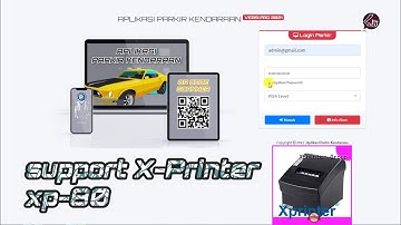Aplikasi Parkir Kendaraan QRCode Pro - Berbasis Web Dengan Scanner QRcode PHP Native