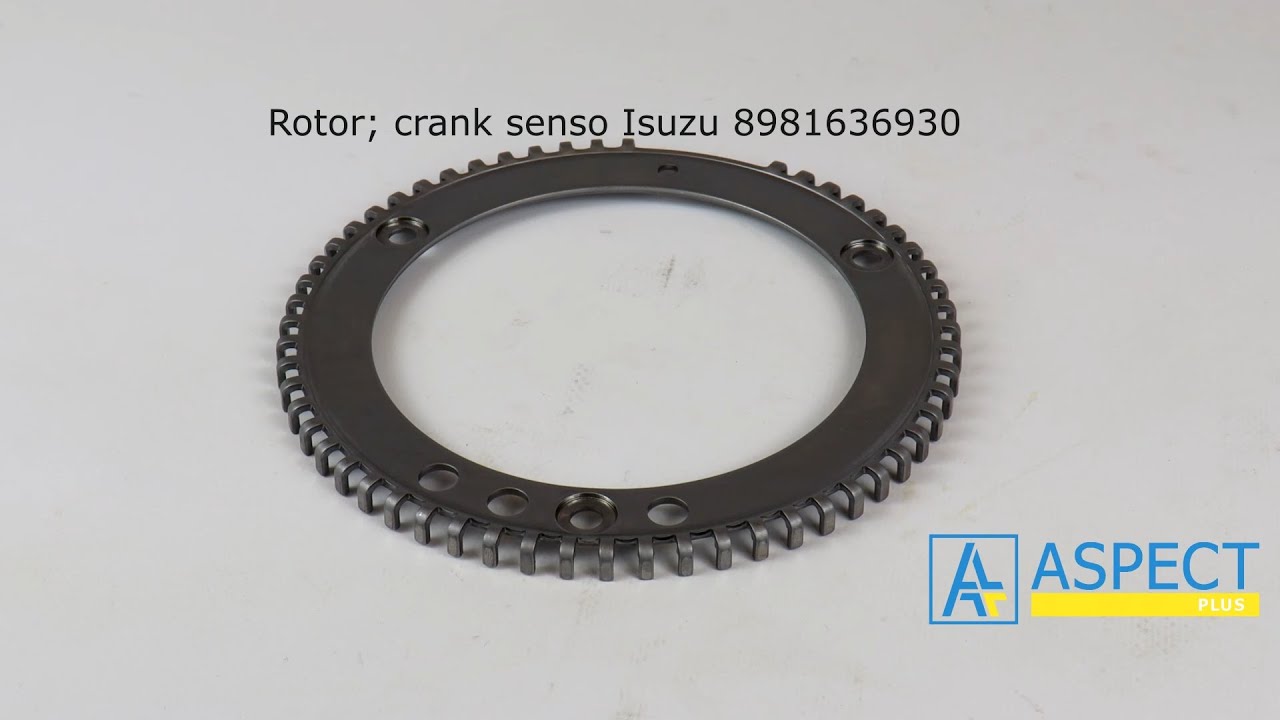 Rotor; crank senso Isuzu 4JJ1 8981636930 - YouTube