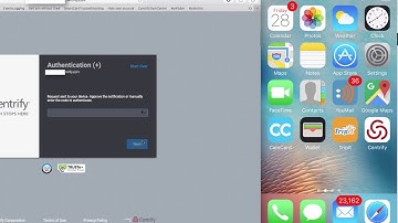 AD password reset with Centrify Mobile Authenticator