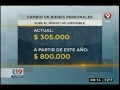 Confirman cambios en el impuesto a los bienes personales
