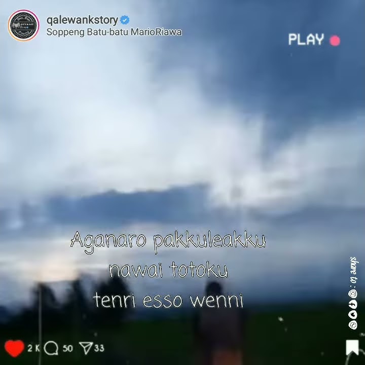 Lirik lagu janci mutaro'e