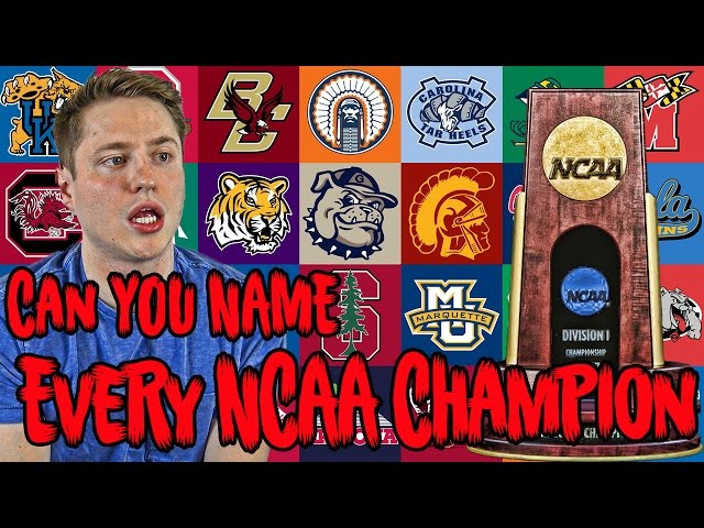 Can YOU NAME Every NCAA Basketball Champion?!