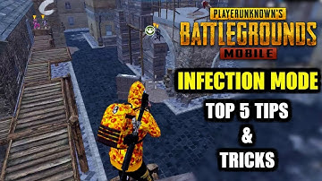 NEW SERIES : TOP 5 TIPS & TRICKS TO SURVIVE IN NEW INFECTION MODE PUBG MOBILE 0.14.0 UPDATE!