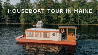 Off-Grid Houseboat Tour | Tiny Home on the Water
