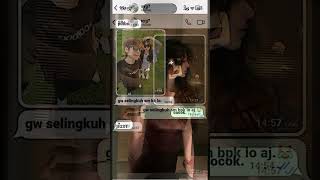 new upload au || ib:lewat fyp #bismillahfyp #pov #harusberanda #fakechat #fypシ