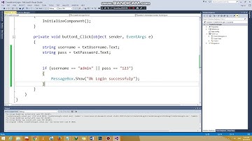 How to Create Form Login in C# Programming Speak Khmer