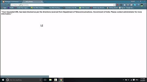 How to open blocked ad.fly links