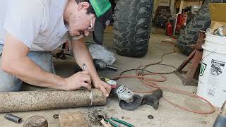 Homemade driveshaft for a rock crawler