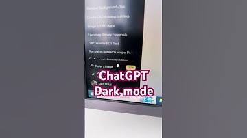 Enable ChatGPT Dark Mode #chatgpt #dark #darkmode