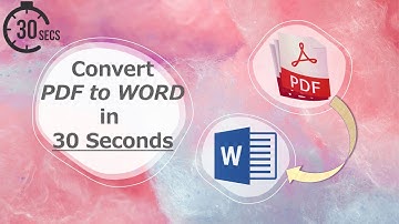 How to convert PDF to Word in single step without third party applications?