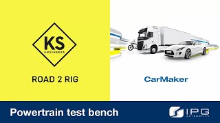 Perfect interplay of real testing and simulation: CarMaker on a KS Engineers powertrain test bench Profile